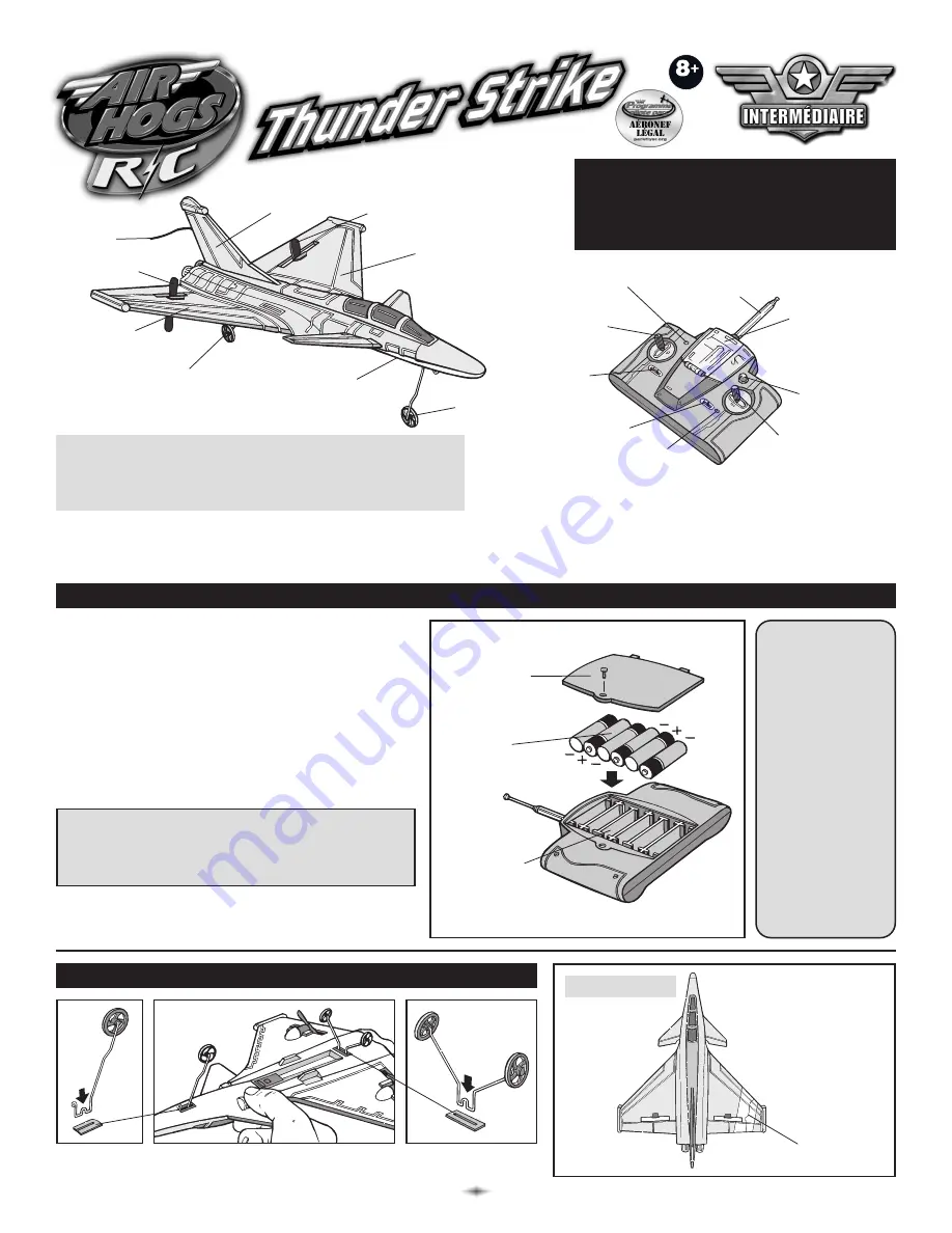 Air Hogs Thunder Strike Instruction Manual Download Page 5