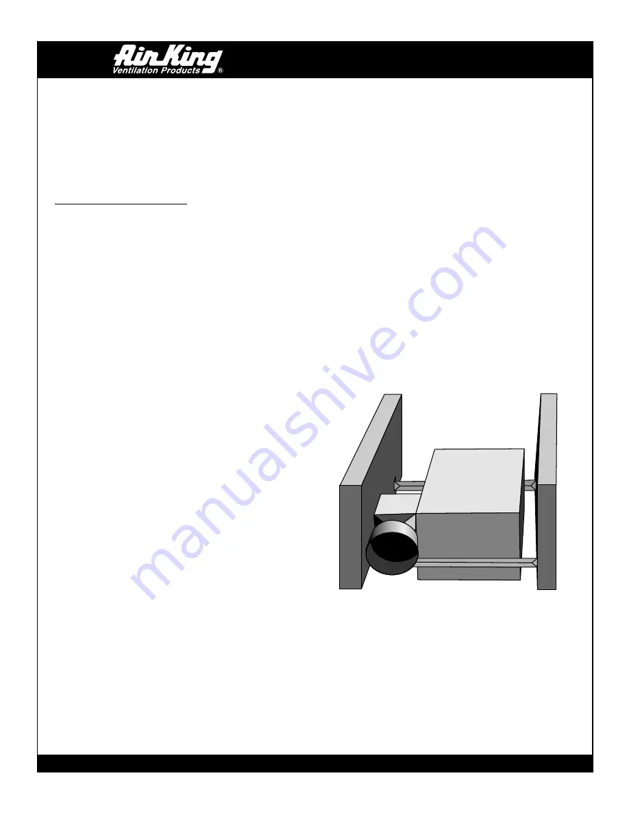 Air King AK65 Installation Instructions Download Page 1