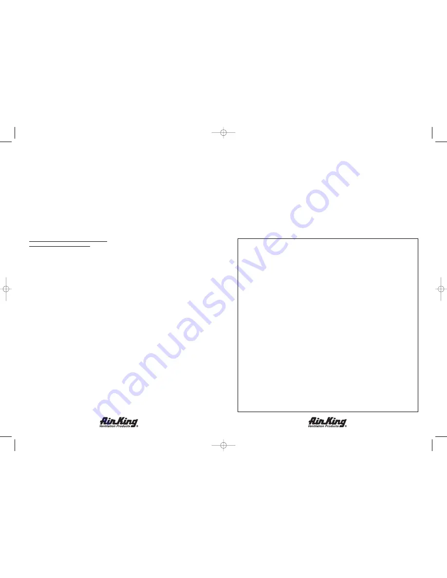 Air King IBIZ36GL Скачать руководство пользователя страница 6