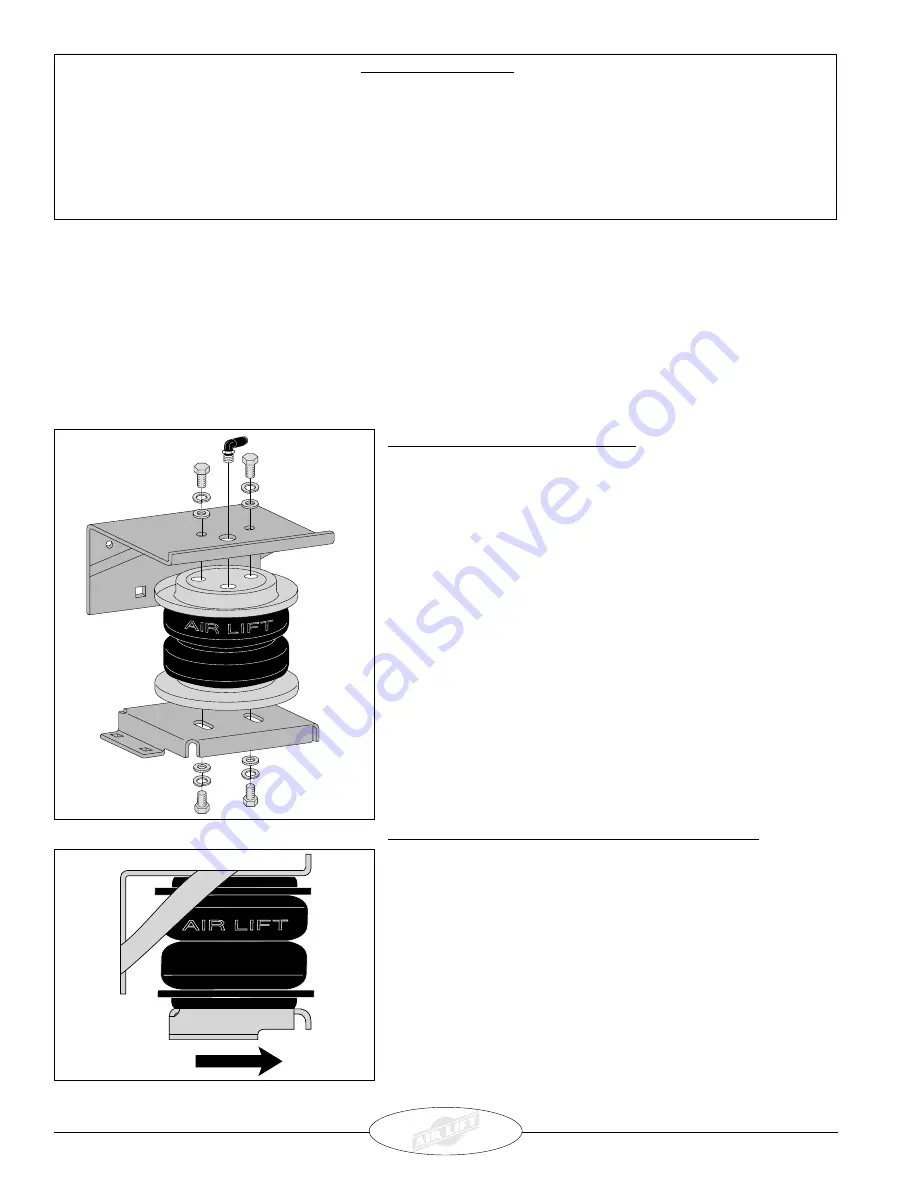 Air Lift LoadLIFTER5000 Manual Download Page 2