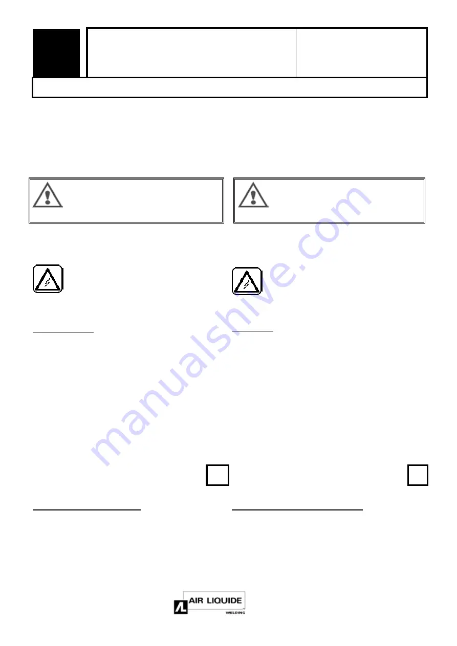 Air Liquide 0408-2050 Safety Instruction For Use And Maintenance Download Page 2