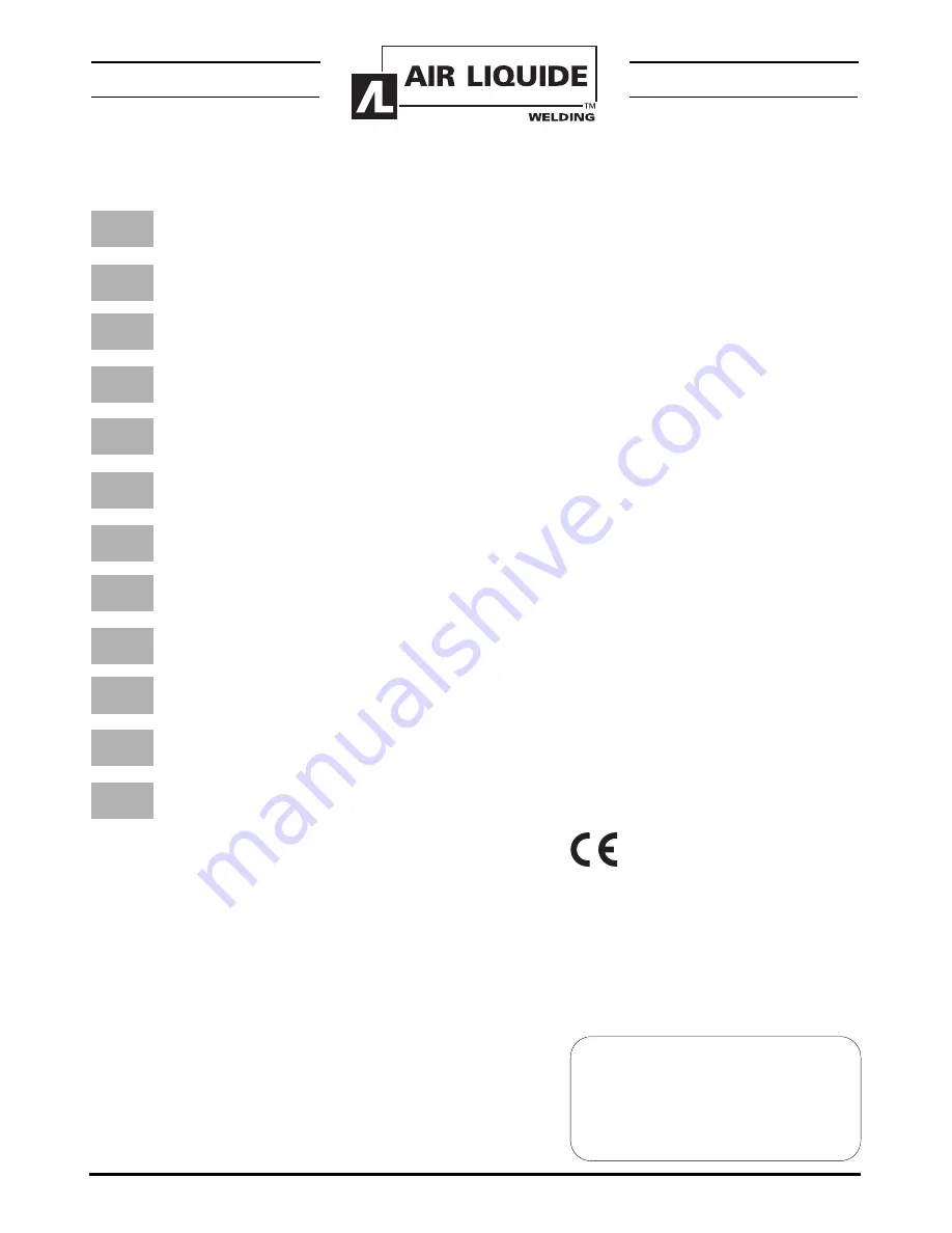 Air Liquide SHARP 6K Use And Maintenance Instructions Download Page 1