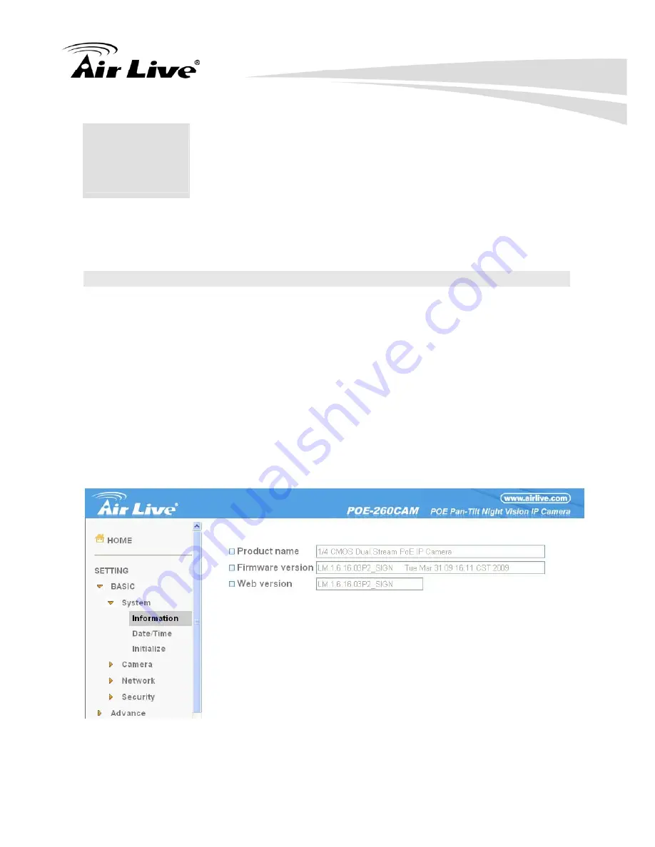 Air Live POE-260 CAM User Manual Download Page 33