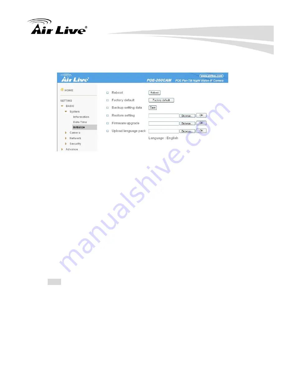 Air Live POE-260 CAM User Manual Download Page 35