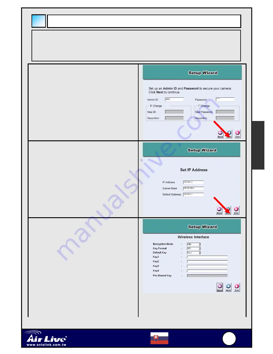 Air Live WL-5400CAM Quick Setup Manual Download Page 62