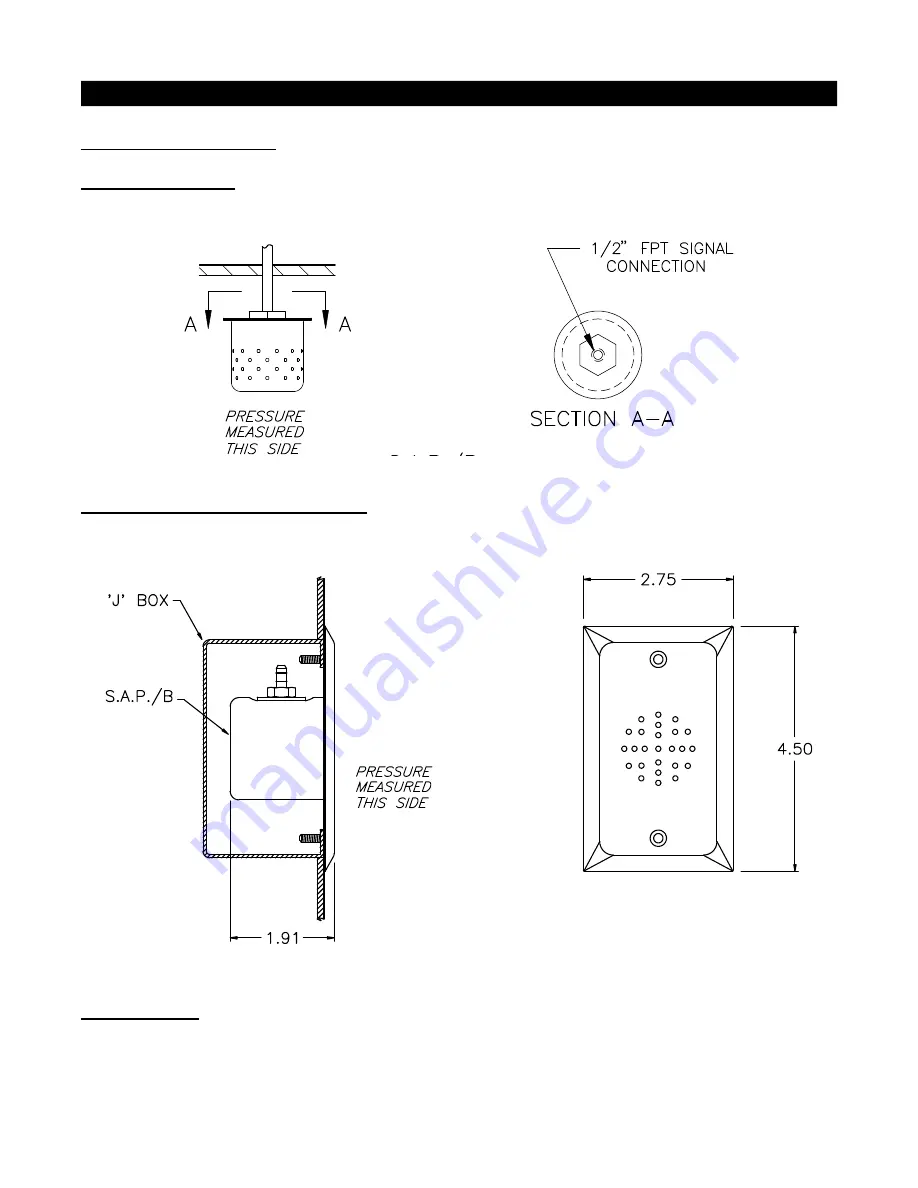 Air Monitor Corporation S.A.P./ B Installation Procedure Download Page 3