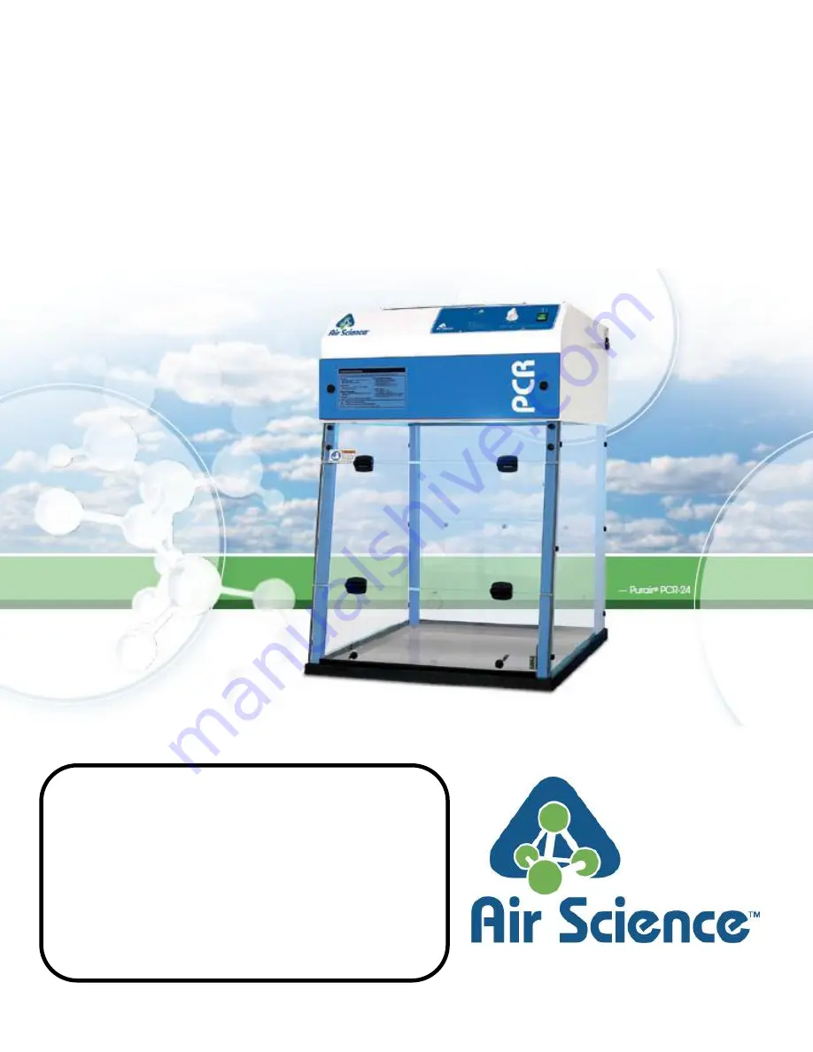 Air Science PURAIR-PCR Скачать руководство пользователя страница 1