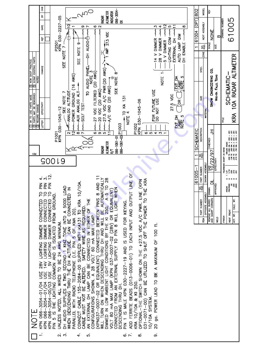 AIR TRACTOR AT-502A Maintenance Section Download Page 121