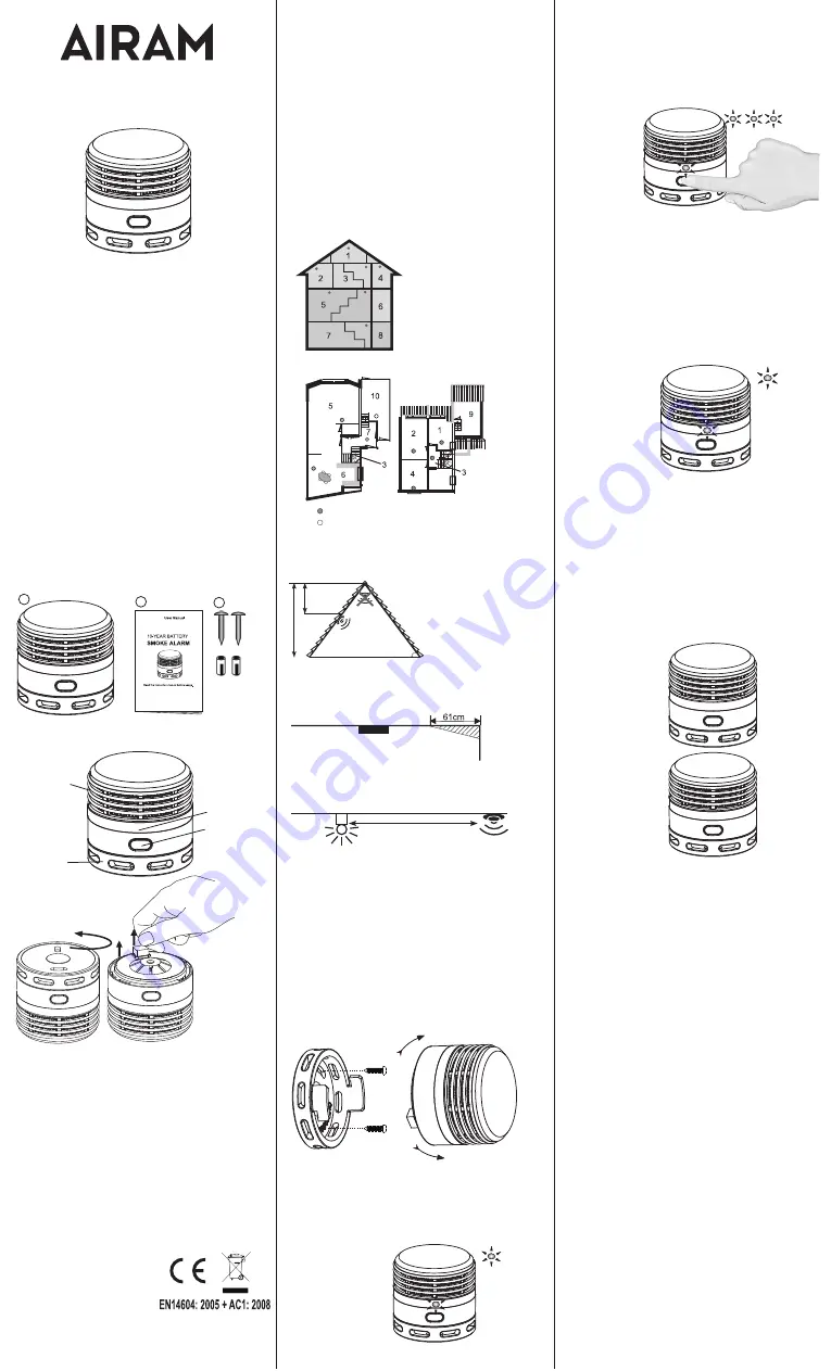 Airam 7126604 User Manual Download Page 1