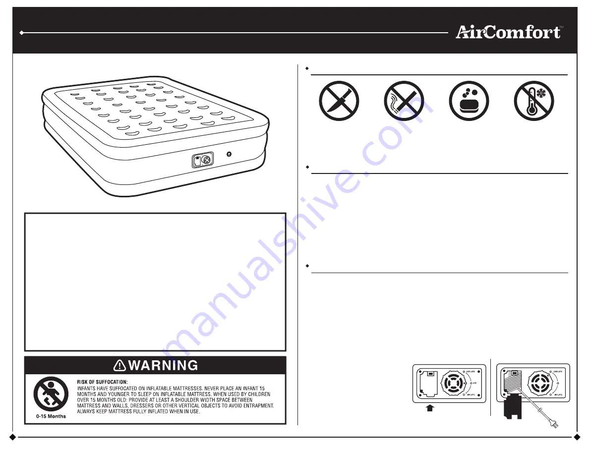 AirComfort DEEP SLEEP 6105QRB Скачать руководство пользователя страница 1