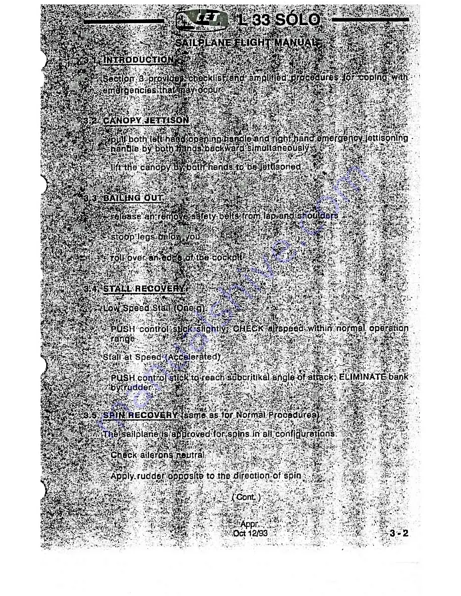 Aircraft Industries 940213 Flight Manual Download Page 20