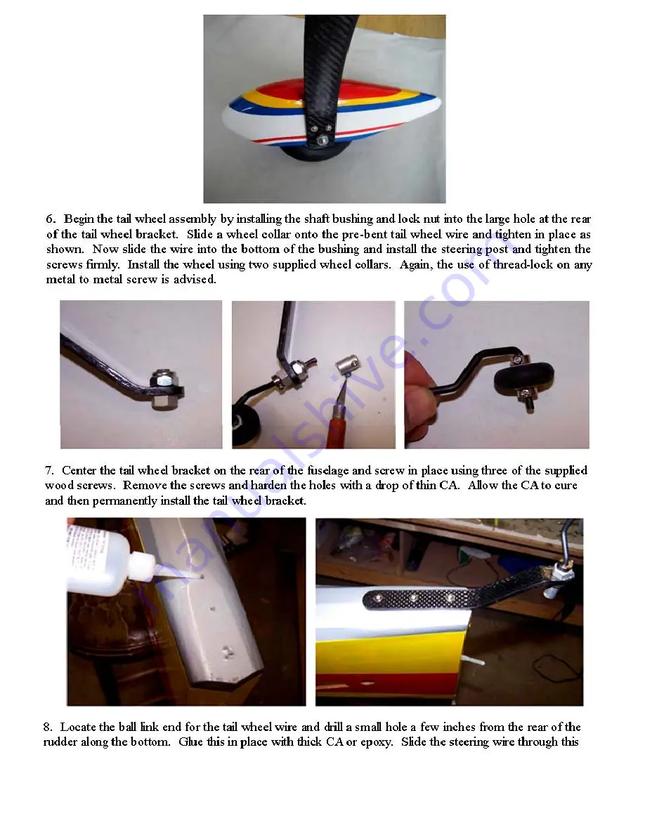 Aircraft Modelers Research Extra 300 Mid-Wing Manual Download Page 10