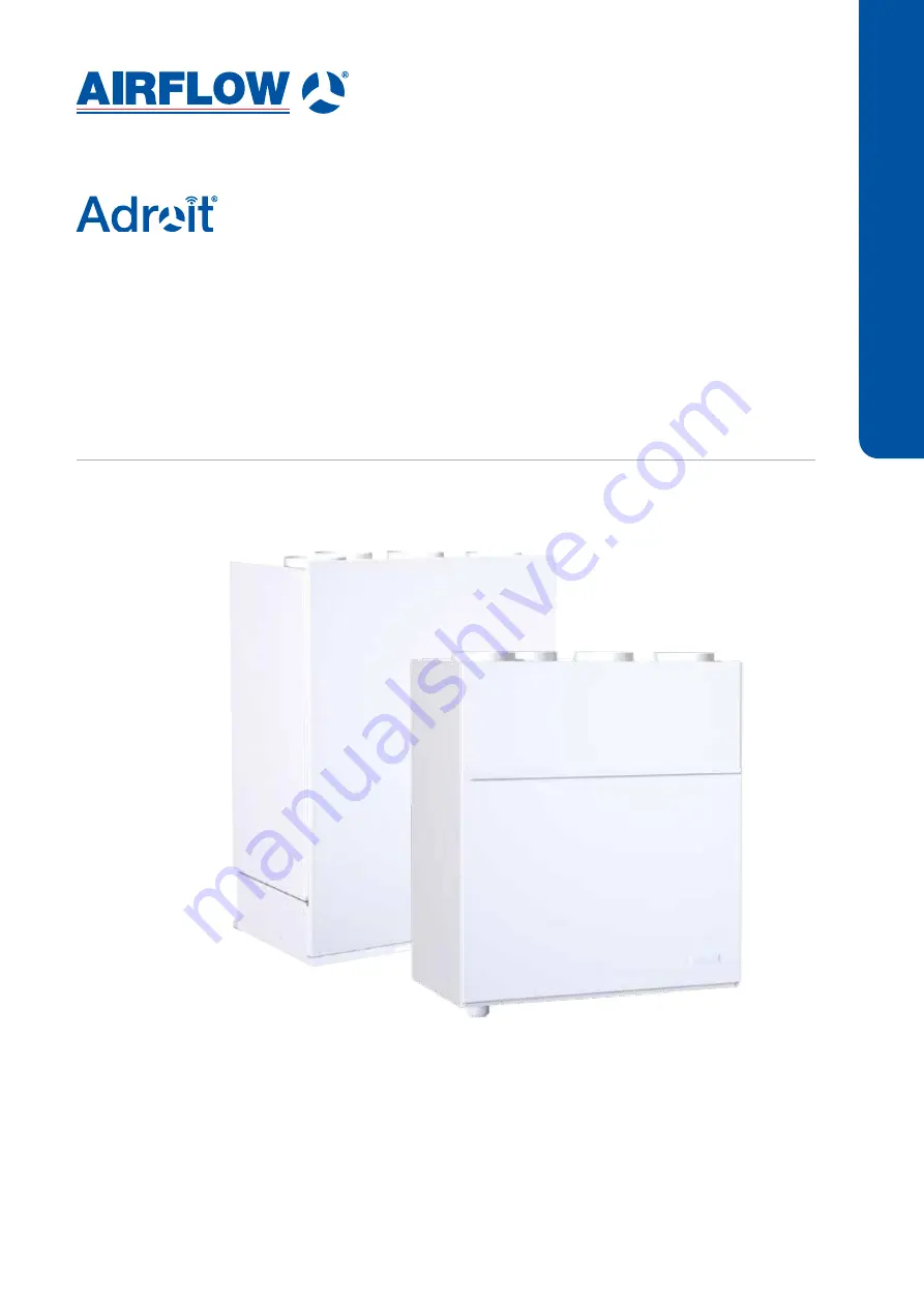 Airflow Adroit DV51 Instruction Manual Download Page 1