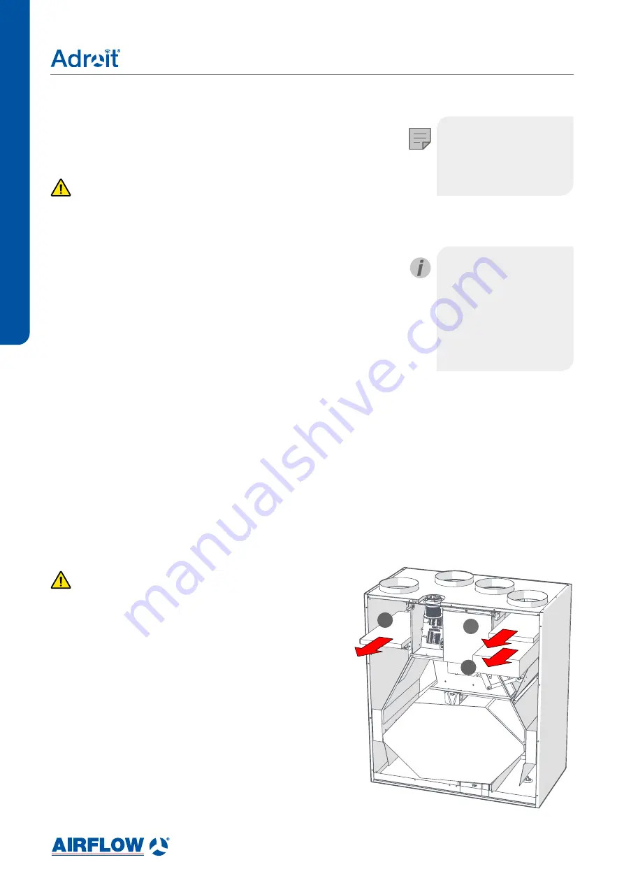 Airflow Adroit DV51 Instruction Manual Download Page 16