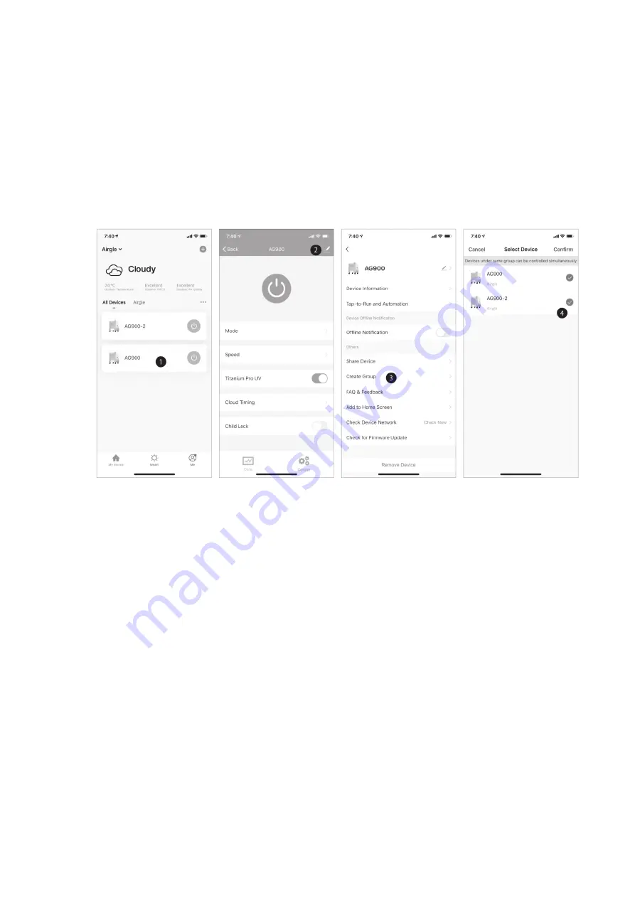 Airgle AG600 Owner'S Manual Download Page 18