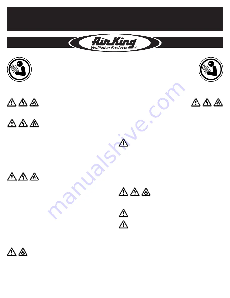 AirKing AKF100D4 Скачать руководство пользователя страница 7