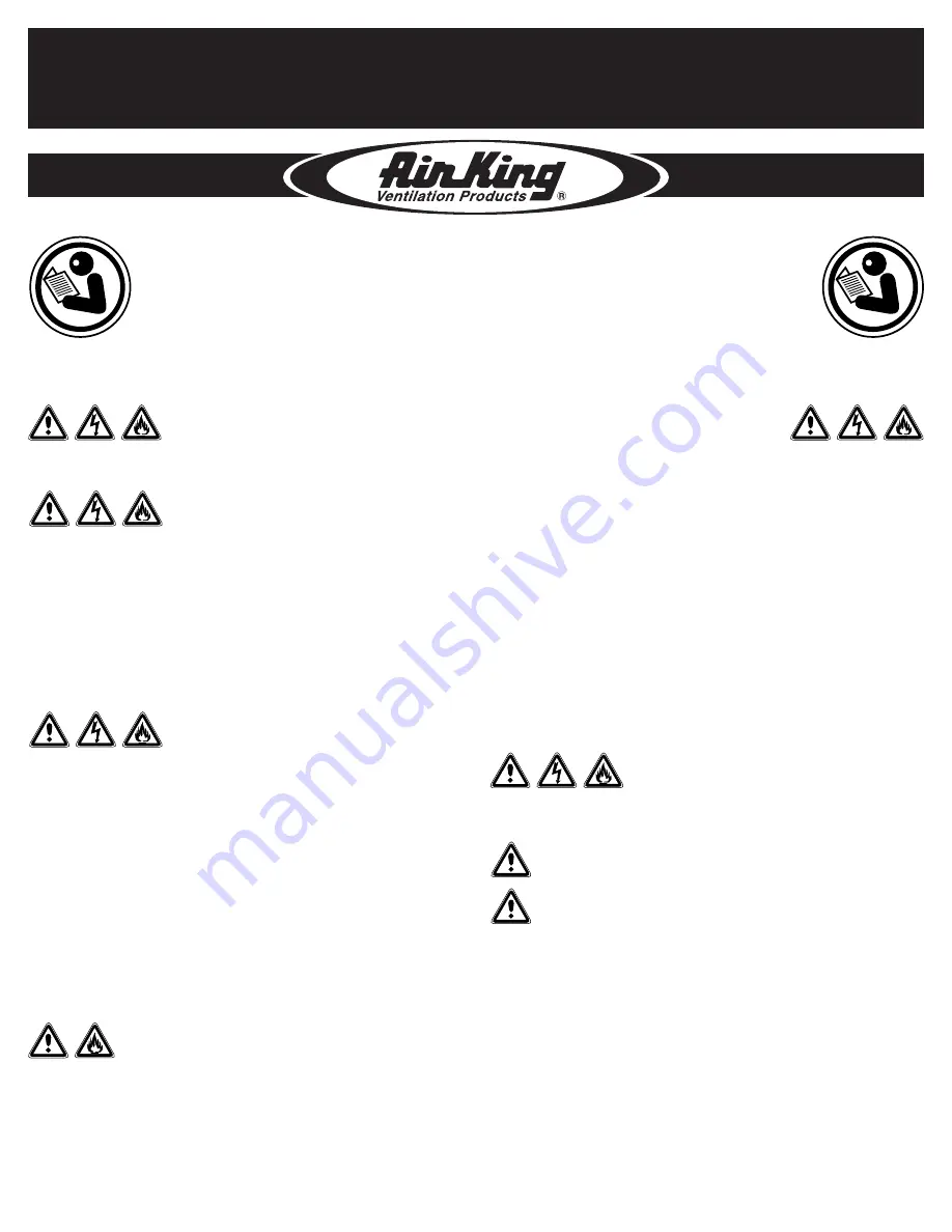 AirKing DL4S Important Instructions Manual Download Page 7