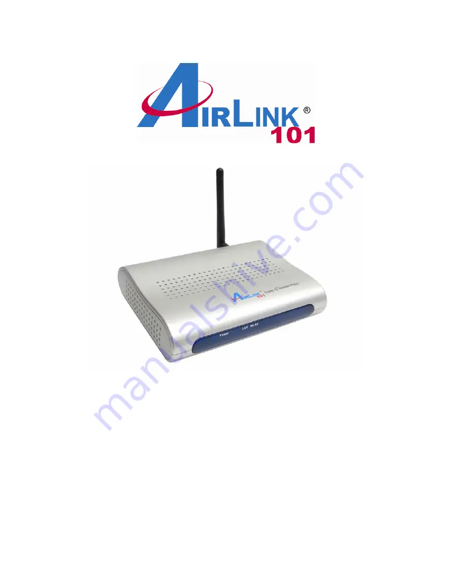 Airlink101 AP431W User Manual Download Page 1