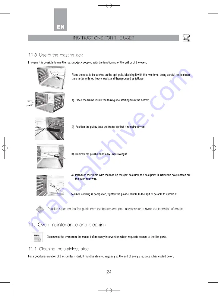 AIRLUX AFGC310BK Use And Maintenance Manual Download Page 24