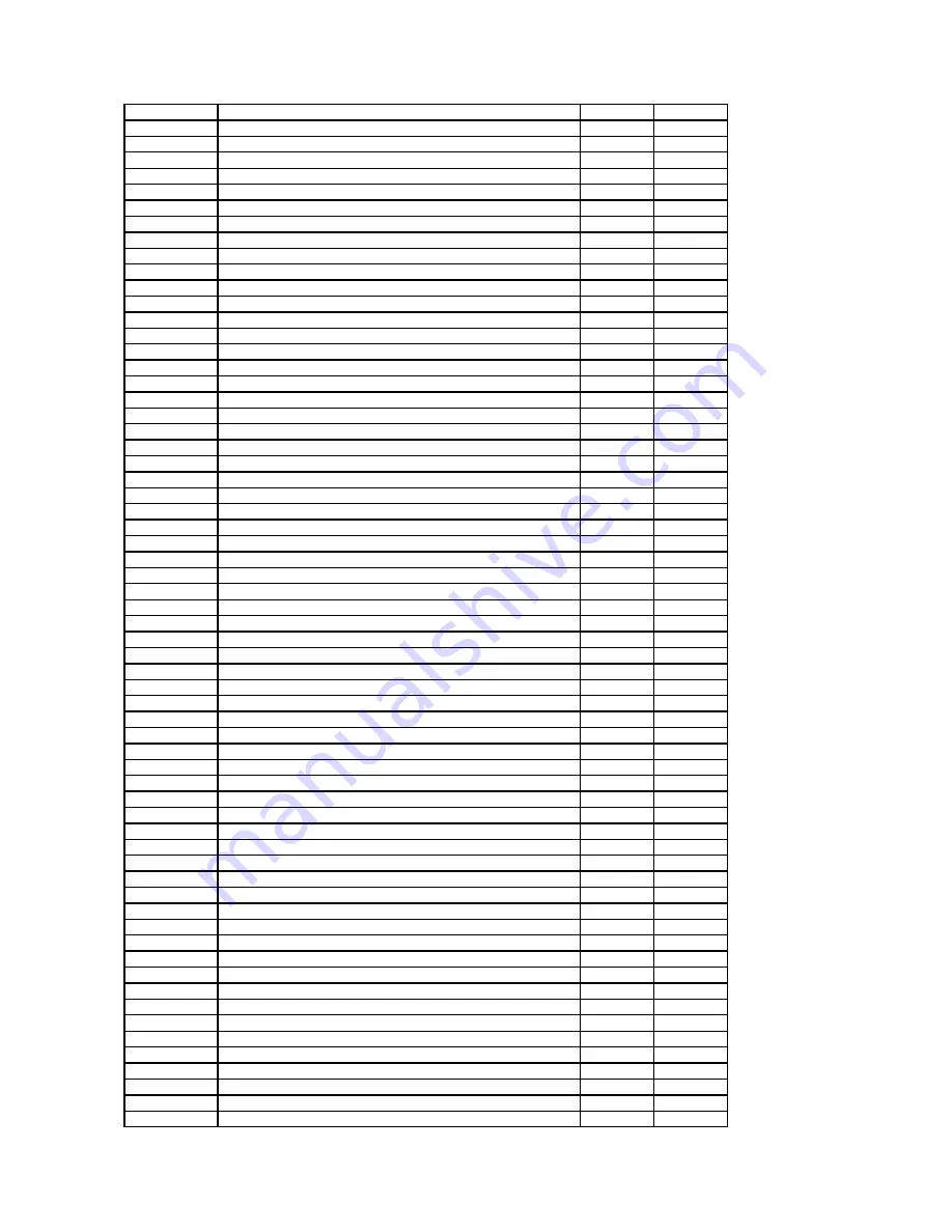 AIRLUX CU410C Parts List Download Page 3