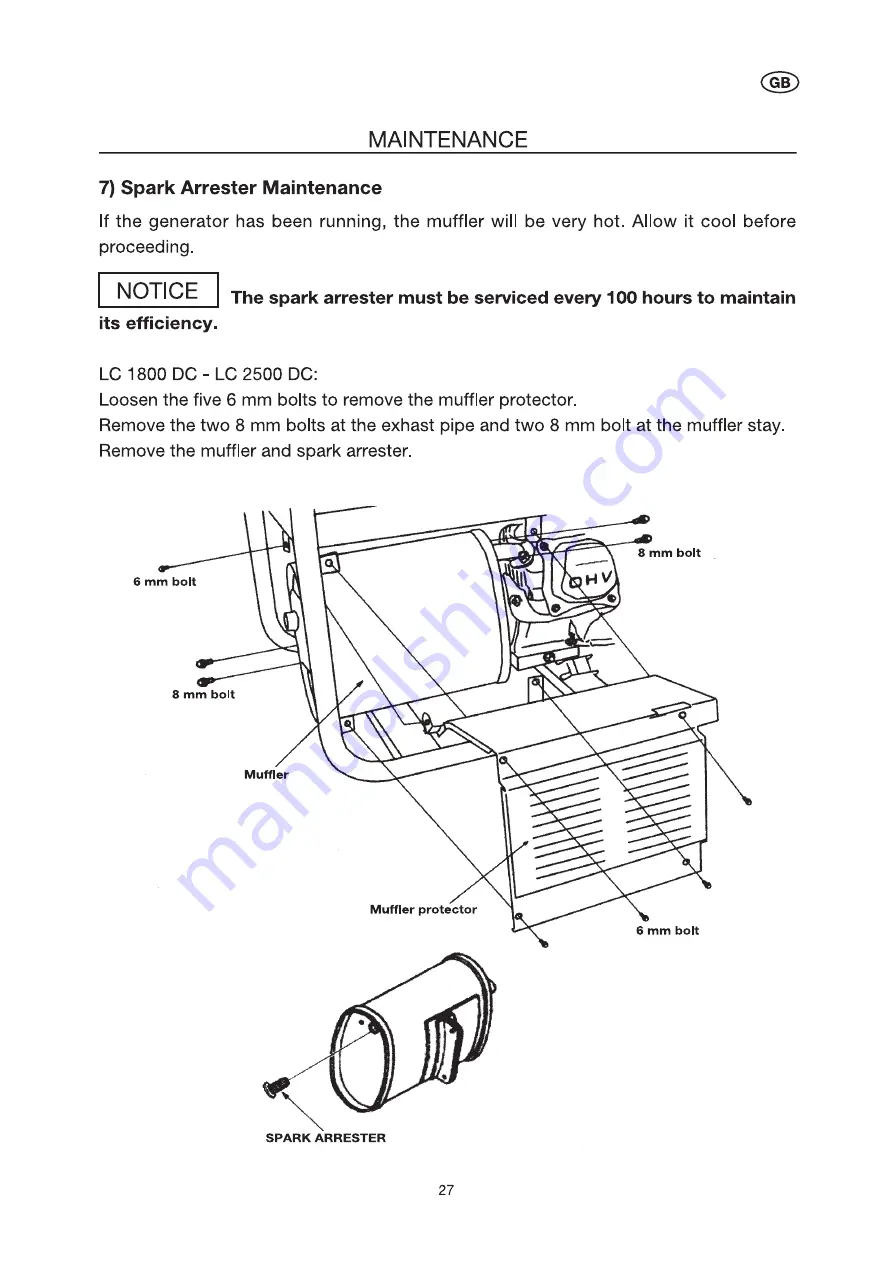 AIRMAC LC 1800 DC Instruction Manual Download Page 29