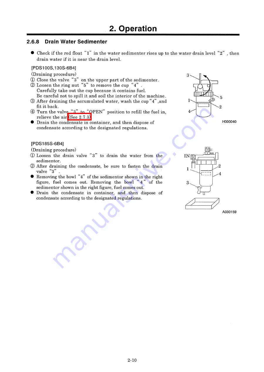 AirMan PDS100S-6B4 Instruction Manual Download Page 26