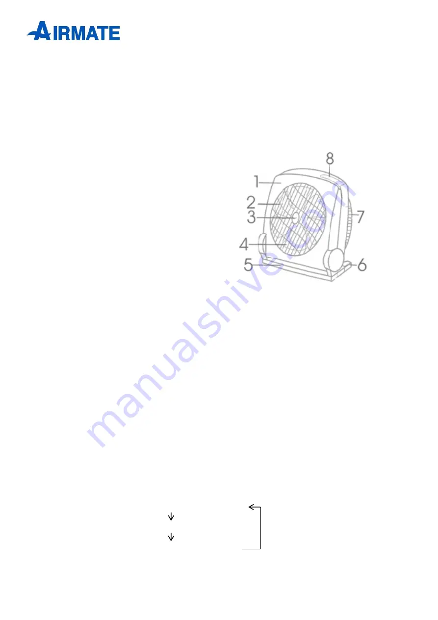 Airmate 6600006616 Скачать руководство пользователя страница 8