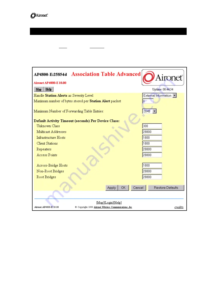 Aironet AP4800B series User Manual Download Page 22