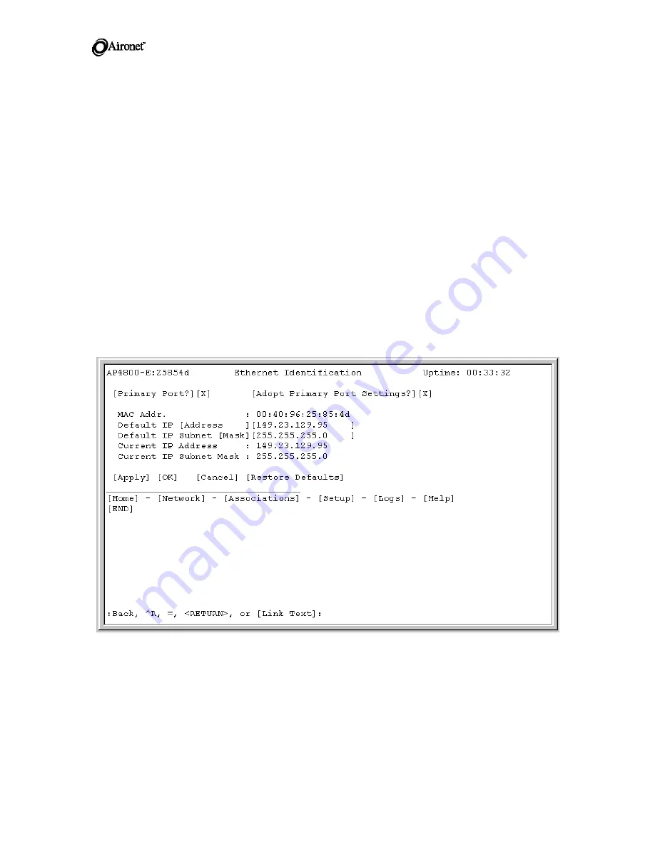 Aironet AP4800B series User Manual Download Page 45