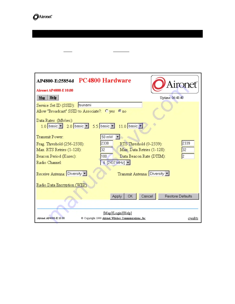 Aironet AP4800B series Скачать руководство пользователя страница 81