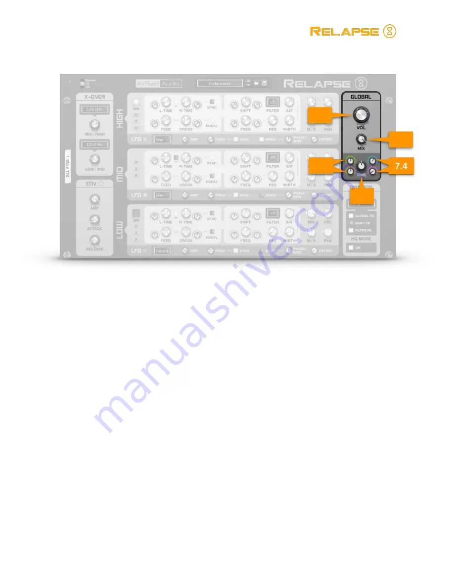 AirRaid Audio Relapse Operation Manual Download Page 13