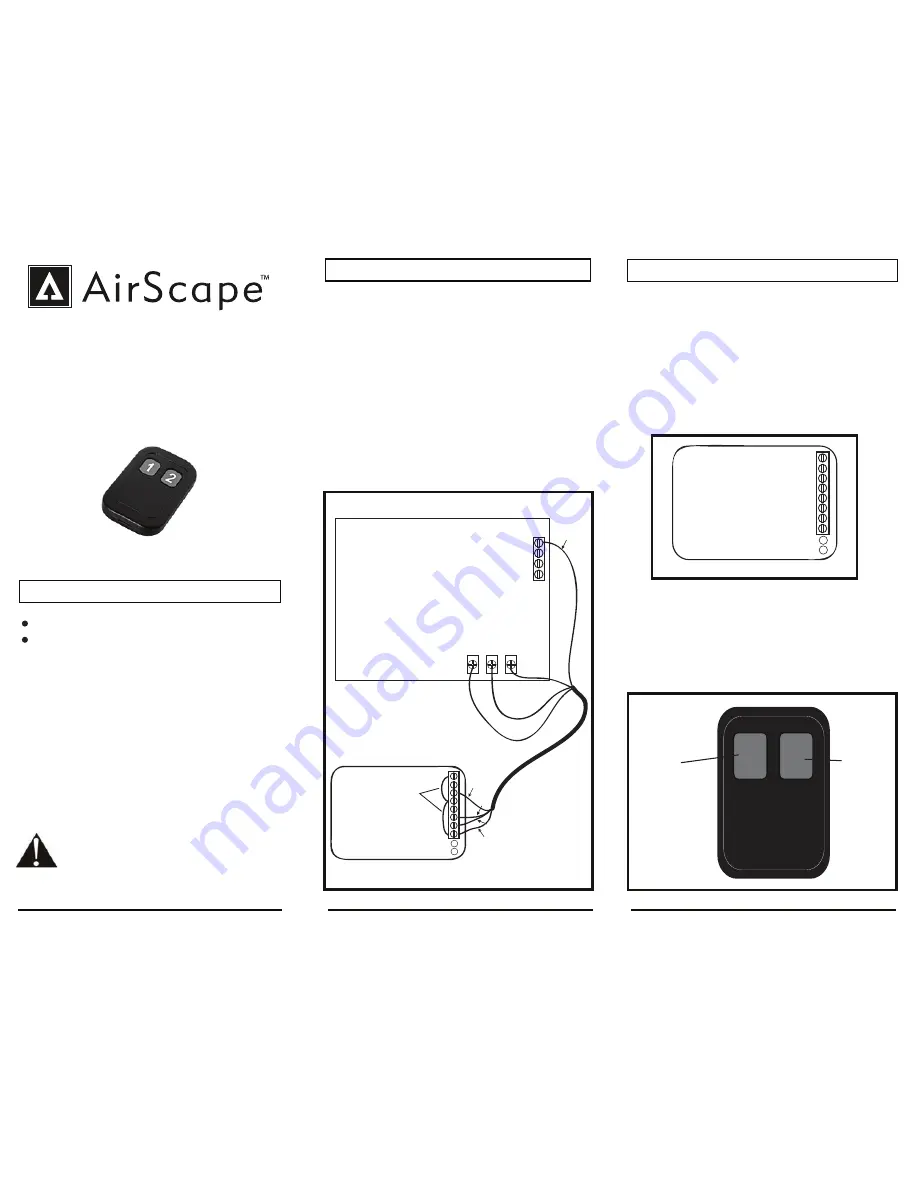 AirScape AS-RMT-FM Скачать руководство пользователя страница 1