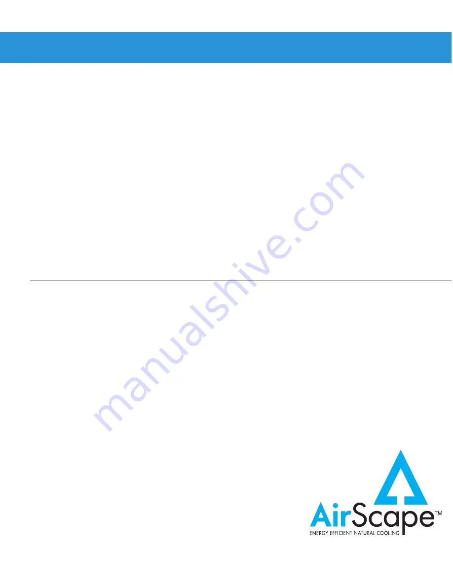 AirScape SAF10R Installation Manual Download Page 6