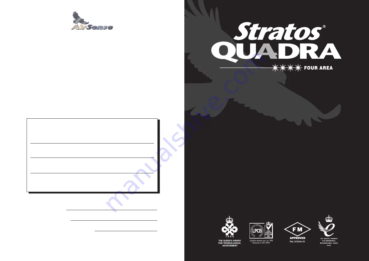 AirSense Stratos Quadra Manual Download Page 1