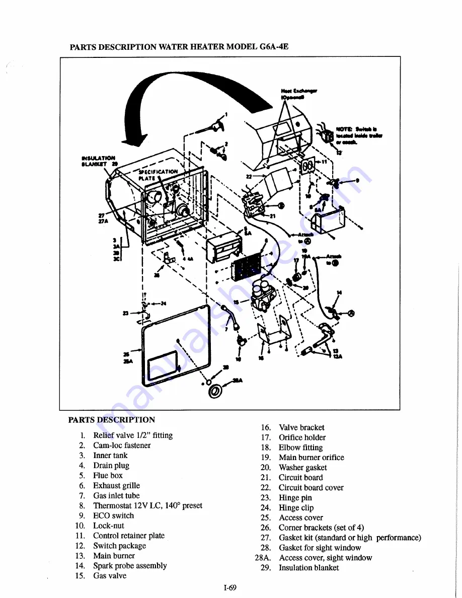 Airstream 1993 Legacy 34' Owner'S Manual Download Page 199