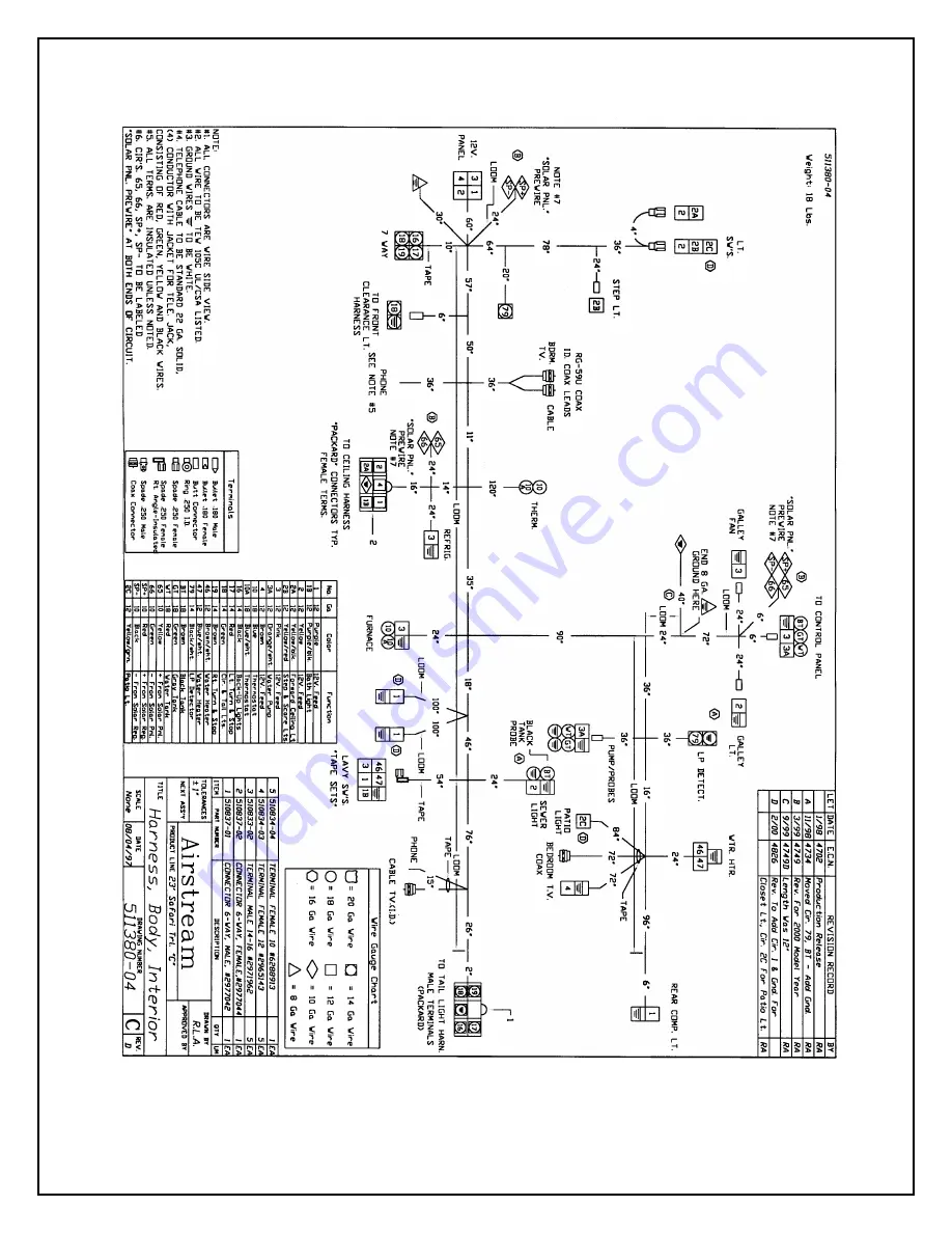 Airstream 2001 Bamby Owner'S Manual Download Page 109