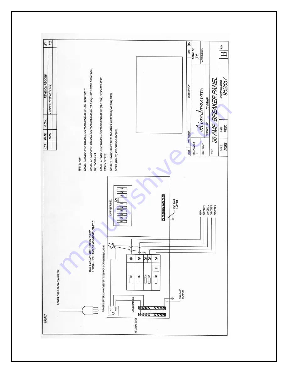 Airstream 2001 Bamby Owner'S Manual Download Page 120