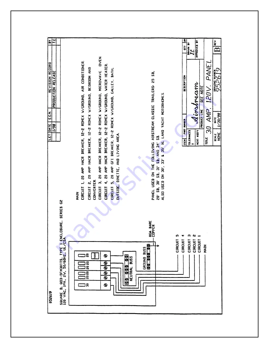 Airstream 2001350 XL Скачать руководство пользователя страница 110