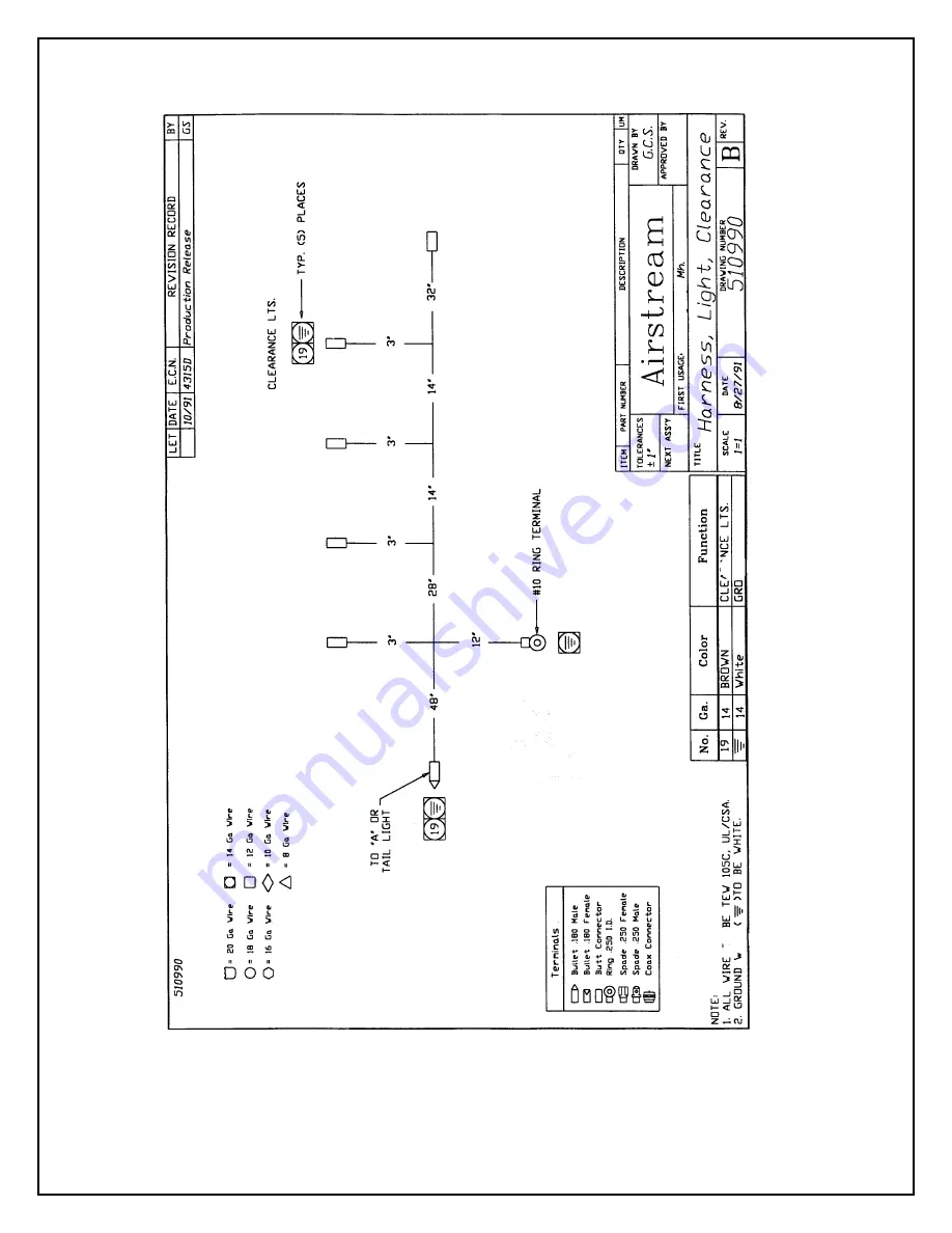 Airstream 2002 LAND YACHT User Manual Download Page 108