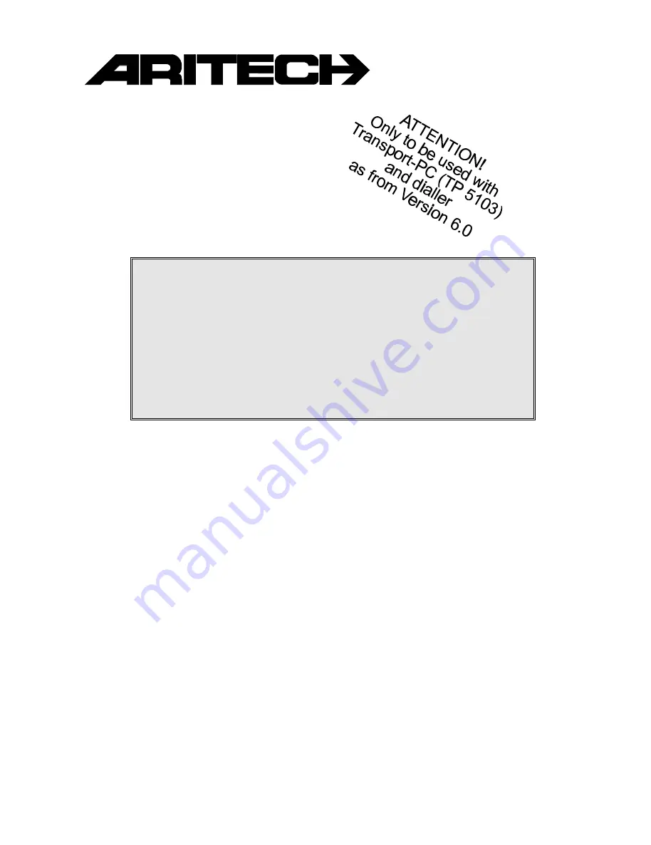 AirTech ADVISOR CD 7212 Installation Manual Download Page 1