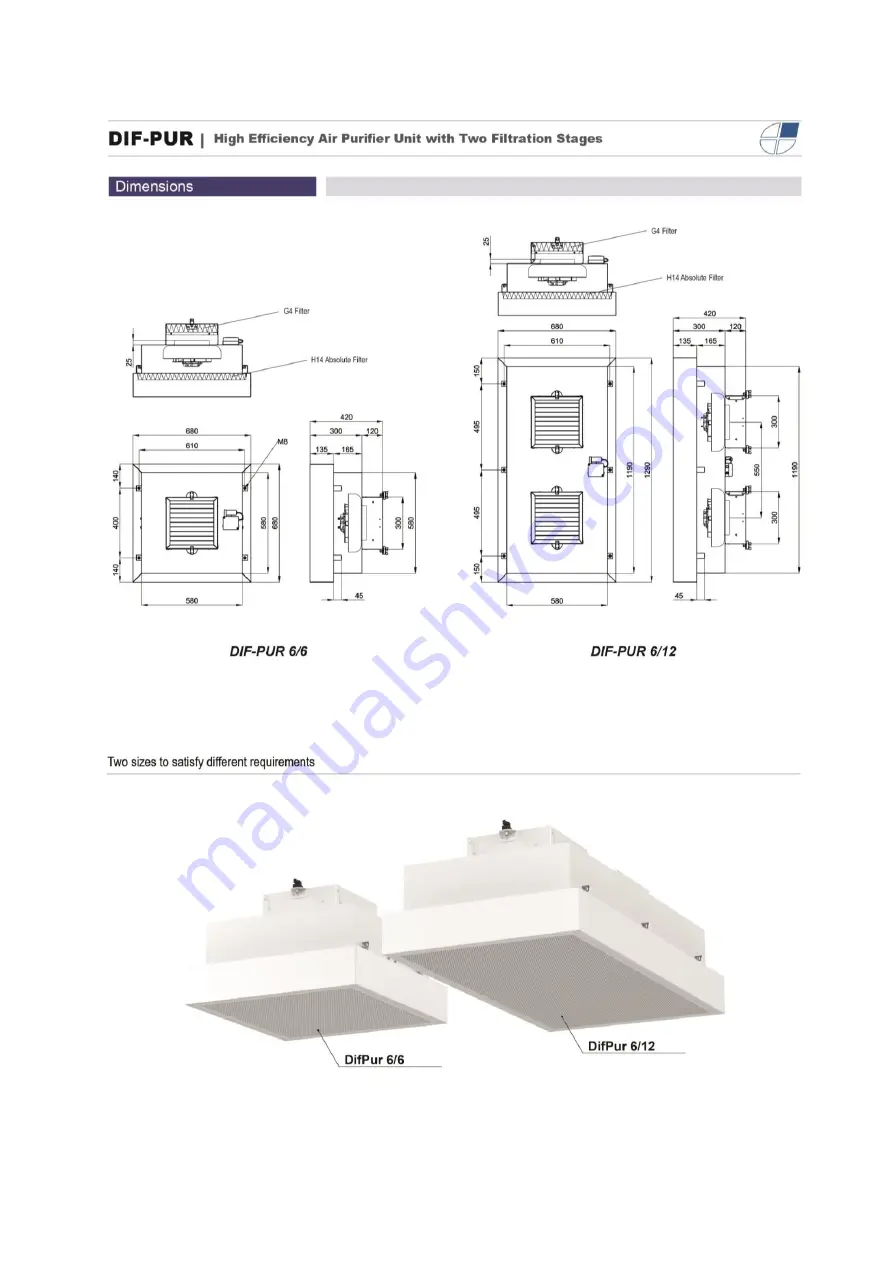 Airtecnics DIF-PUR 6/12 Скачать руководство пользователя страница 8