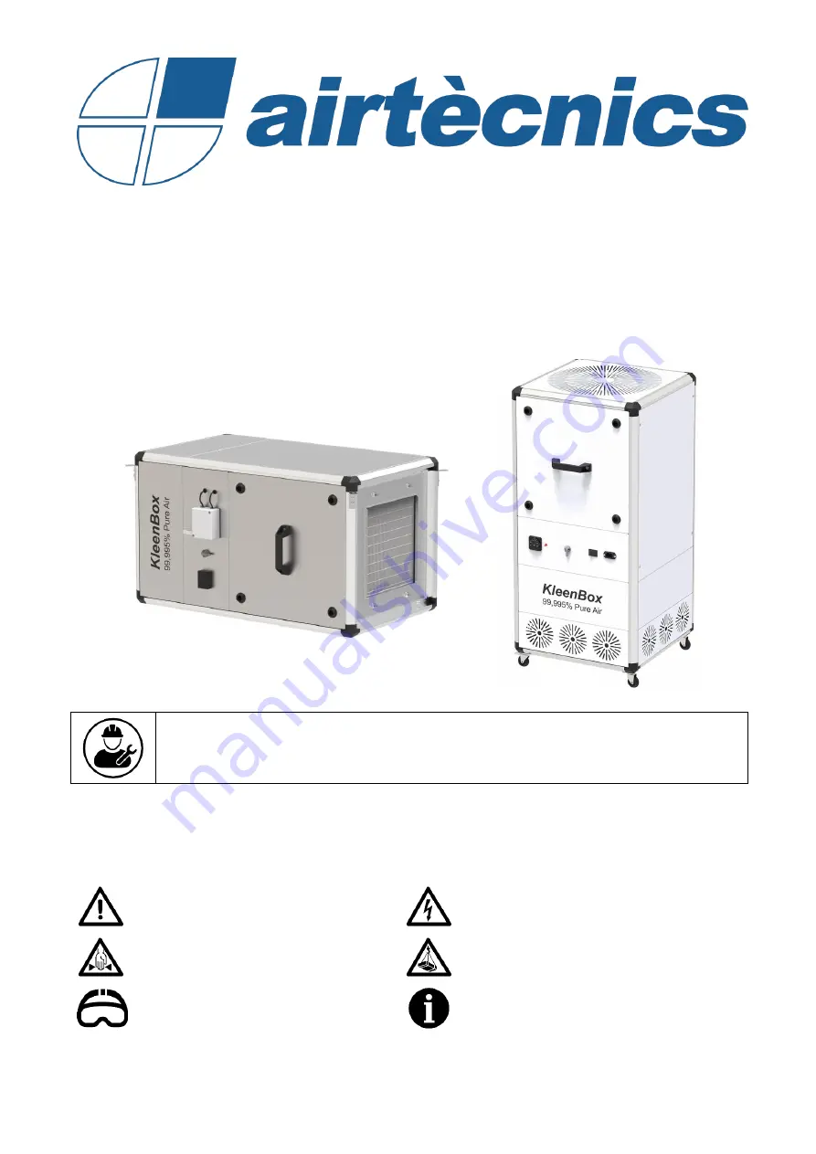 Airtecnics Kleenbox
46/46 Скачать руководство пользователя страница 1