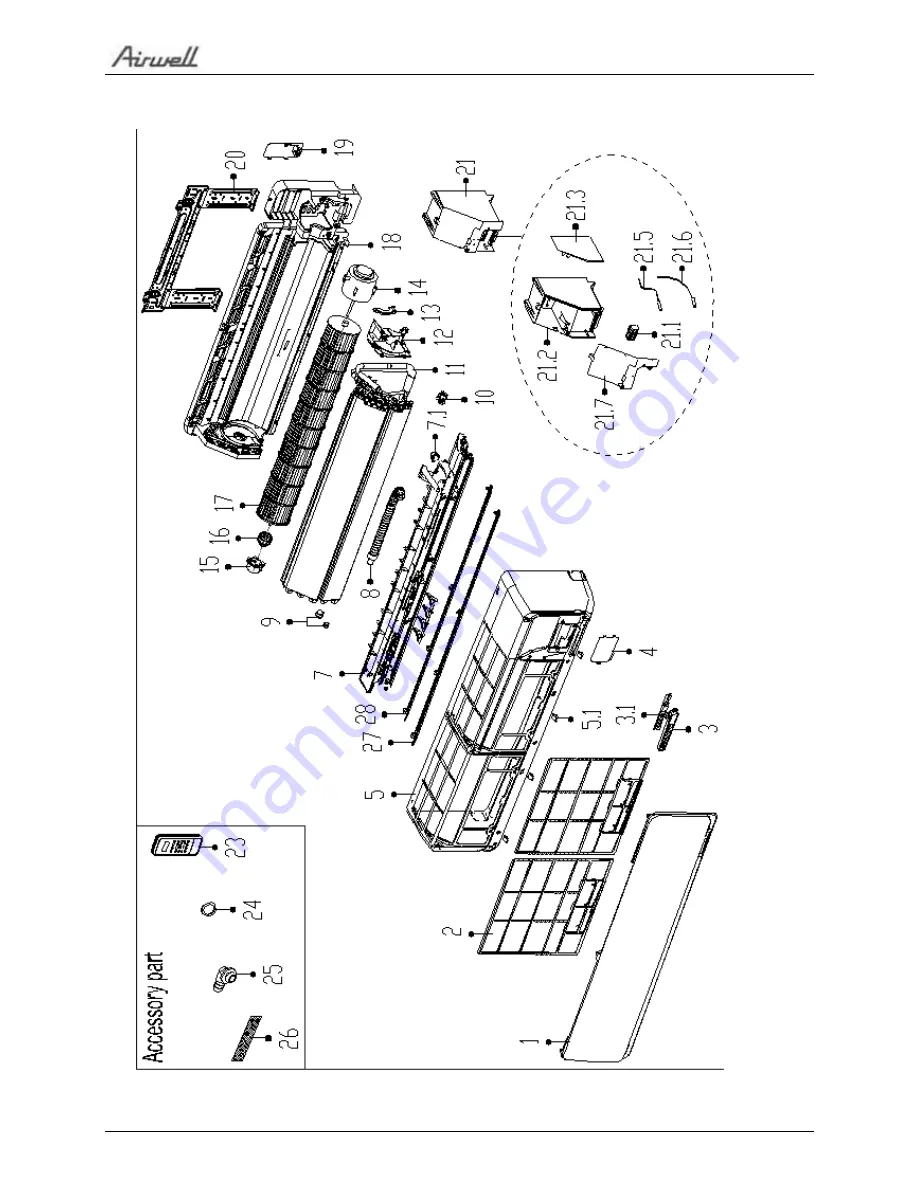 Airwell 7SP091170 Service Manual Download Page 41