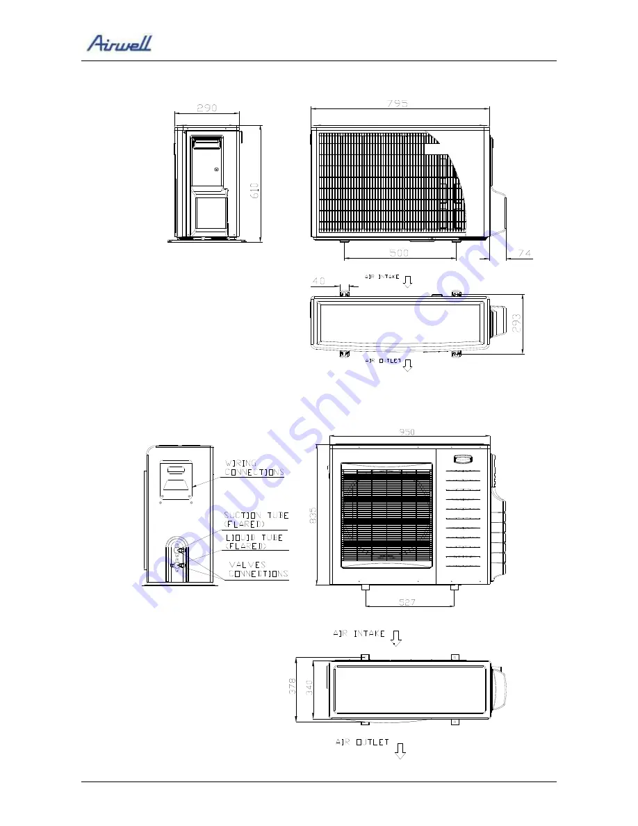 Airwell AWAU-YBDE012-H11 Service Manual Download Page 12