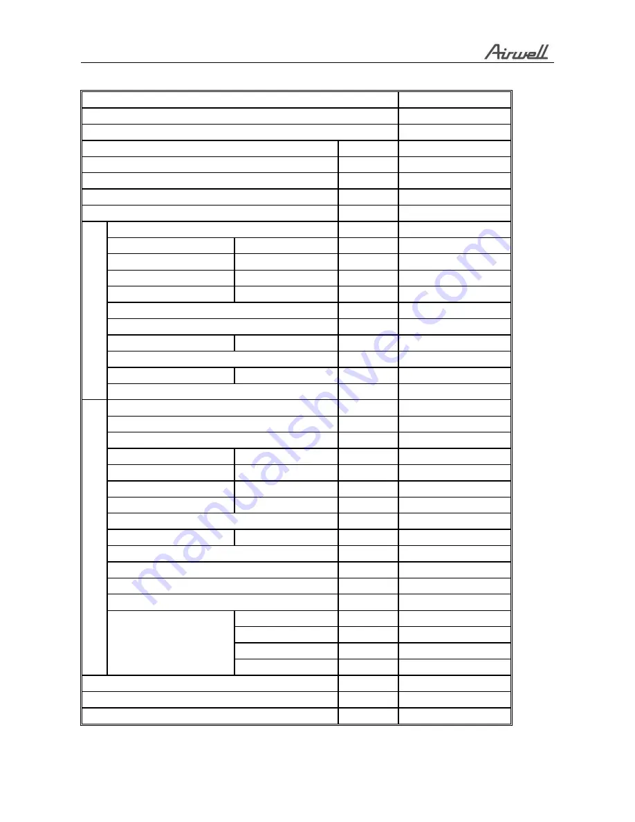 Airwell AWAU-YMF009-C12 Скачать руководство пользователя страница 10