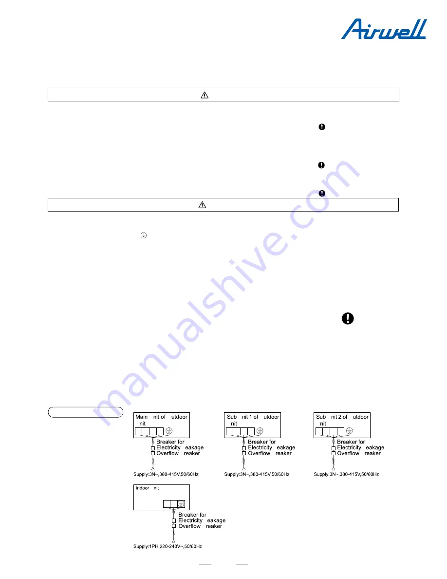 Airwell AWSI-HBV007-N11 Скачать руководство пользователя страница 31