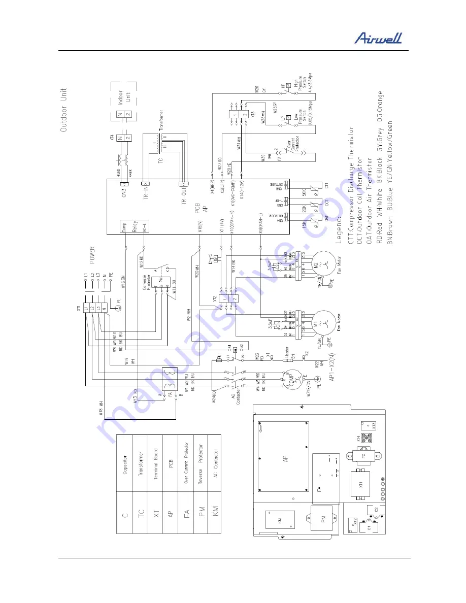 Airwell CAF012 Service Manual Download Page 95