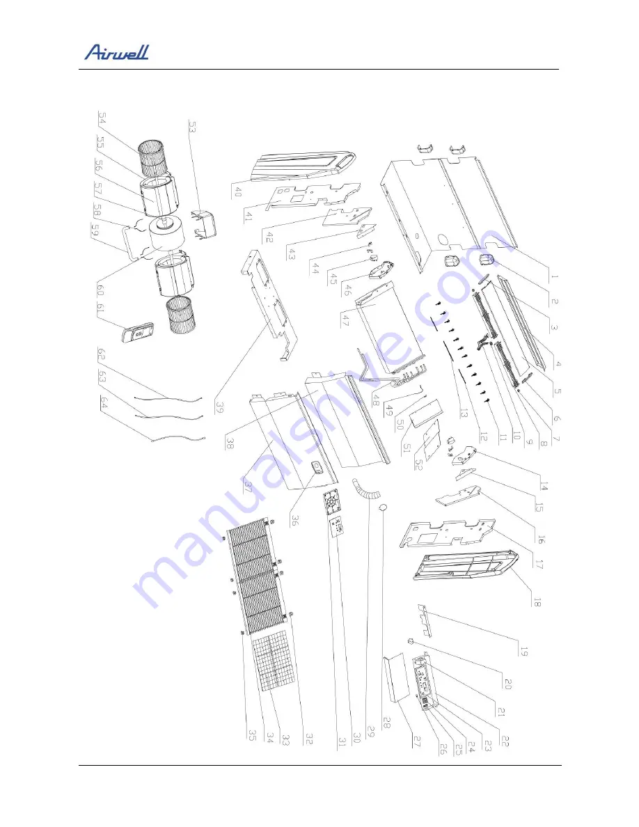 Airwell CAF012 Service Manual Download Page 130