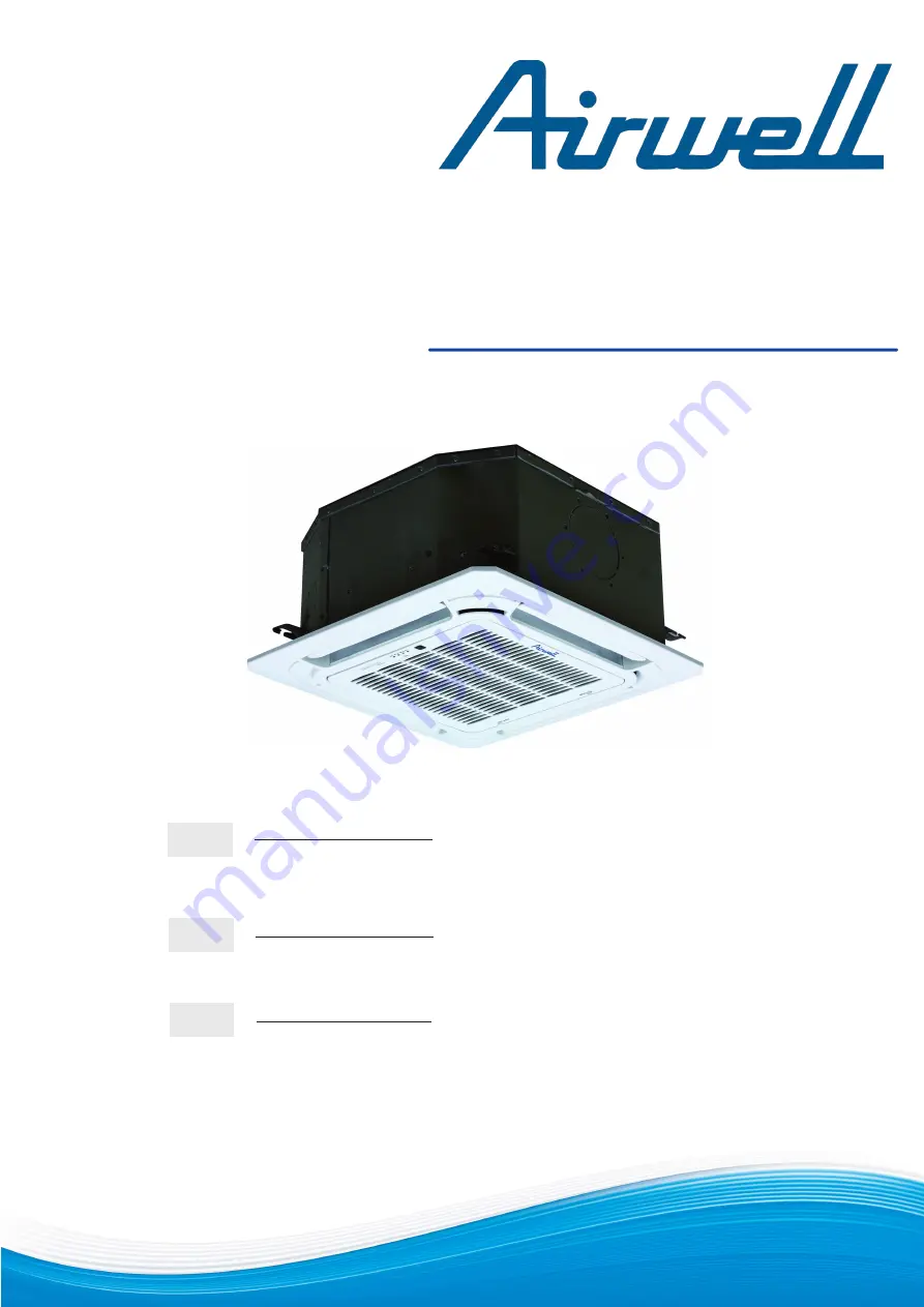 Airwell CDM009X Installation Manual Download Page 1