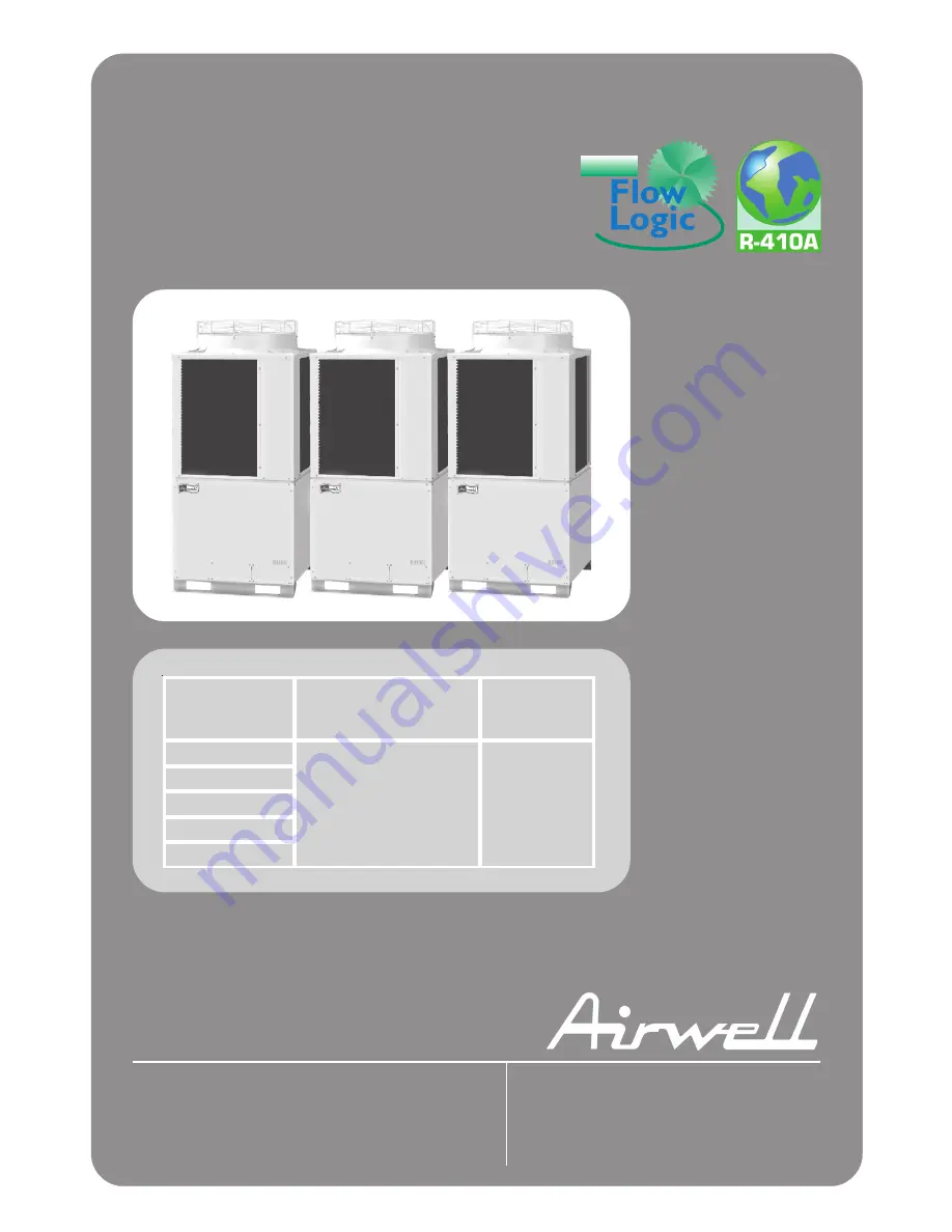 Airwell EFL 100-3R410 Скачать руководство пользователя страница 1